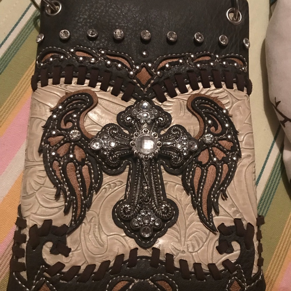 Breathtaking western cross handbag